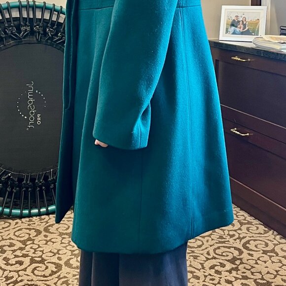 Beautiful teal Talbot's pea coat - Picture 5 of 10